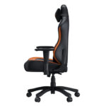 Anda Seat Luna series Gaming Chair High-Density Foam provides Lumbar Pillow, Headrest Pillow - Black & Orange - Image 2