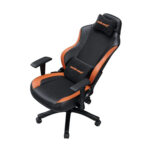Anda Seat Luna series Gaming Chair High-Density Foam provides Lumbar Pillow, Headrest Pillow - Black & Orange - Image 3