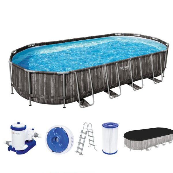 Bestway Power Steel Oval Pool