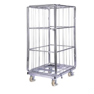 Metal Four Side Cage Trolley
