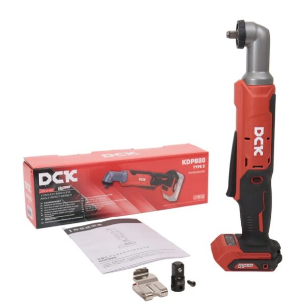 DCK 20V 3/8" Dr. Right Angle Ratchet 80nm