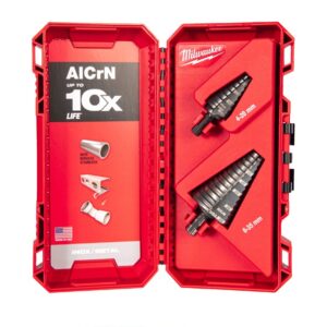 Milwaukee 2pcs Cobalt Step Drill Set 4-35mm