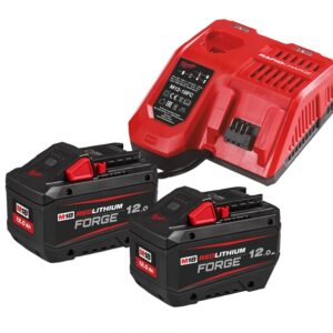 Milwaukee M18 12ah Red Lithium Forge Battery Kit