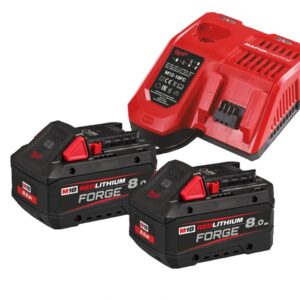 Milwaukee M18 8ah Red Lithium Forge Battery Kit