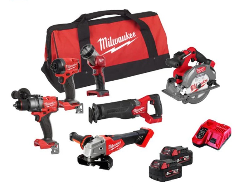 milwaukee m18fpp6g3-502b Milwaukee M18 6 Machines Combo - Image 1