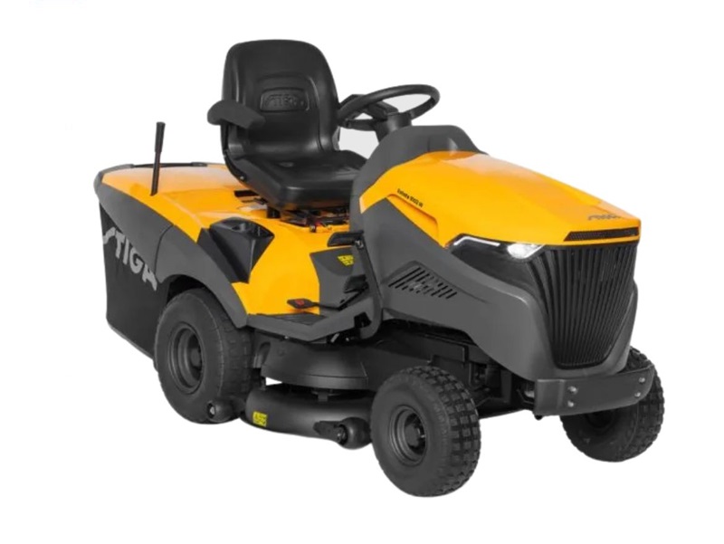 stiga 9102w Stiga 2x4 Petrol Garden Ride-On Mower - Image 1