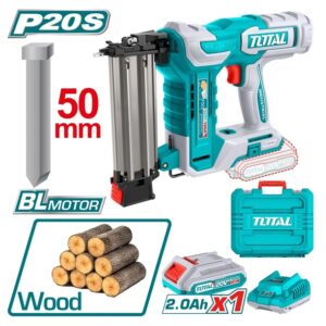 Total 20V Cordless Brad Nailer for upto 50mm nails