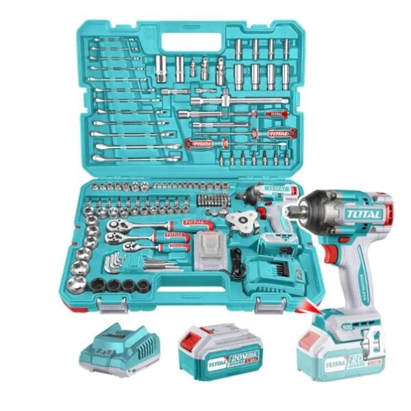 Total 20V Cordless Impact Wrench Kit