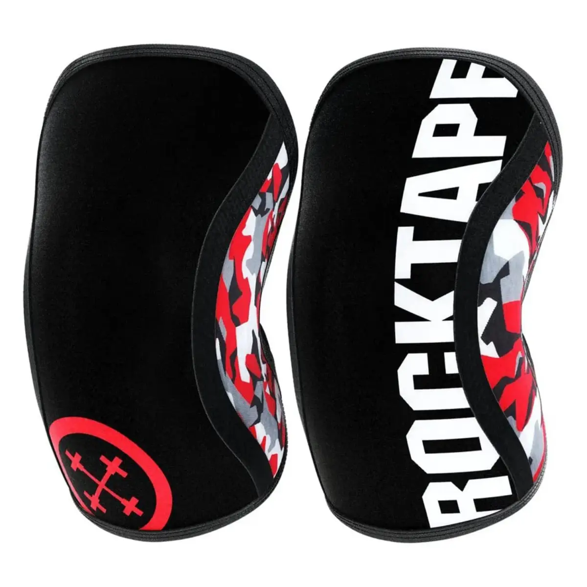 Rocktape Assassins Red Camo Knee Sleeves - 7mm - Small - Image 1