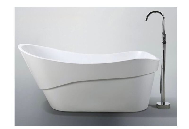 13 Acrylic White Bathtub Style -13 (72*80*168) - Image 1
