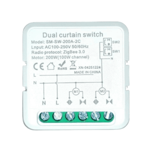 Zigbee 2 Gang Curtain Module