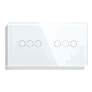 Zigbee 3+3 Gang Switch - White