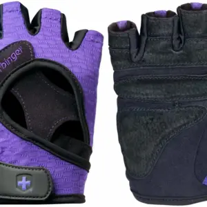 Harbinger Women's FlexFit Glove, Black/Purple S,M&L