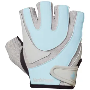 Harbinger Training Grip Gloves Women - Blue/Grey - Medium