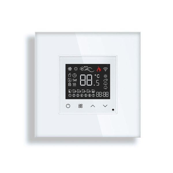 Wi-Fi Floor Heater Thermostat - White