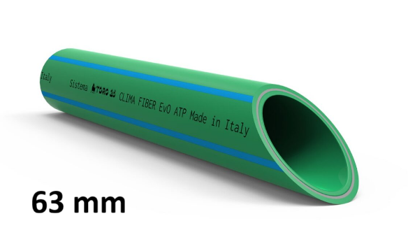 63 PPR Pipe 5.8 MT - TUB 63 A20 ITALY - Image 1