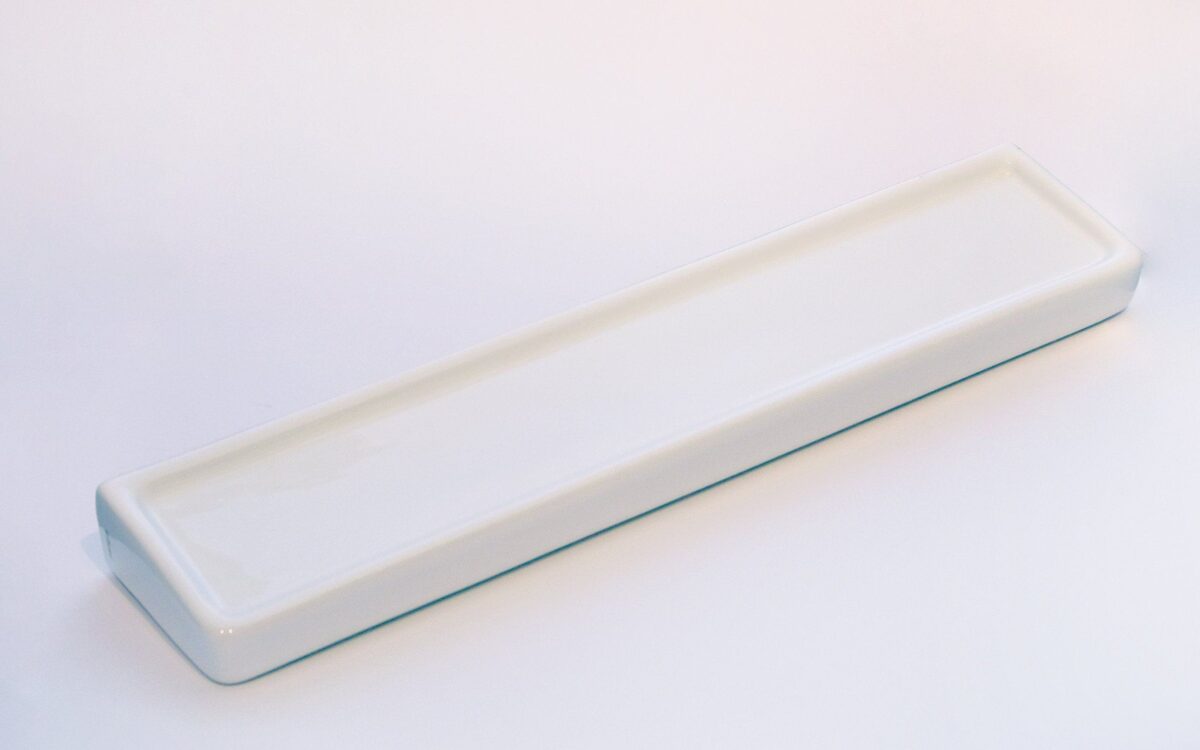 Porcelain Shelf White China - Image 1