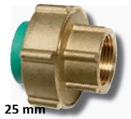 PPR UNION FEMALE THREADED ITALY 25mm