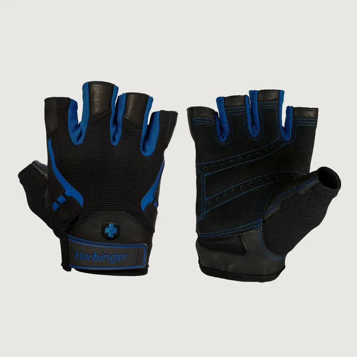 7 Harbinger Pro Men's Gloves - Blue S&L - Image 1