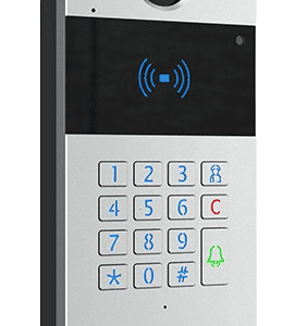 Palm-Size Doorphone Certified for Outdoor Usage R20K on-wall