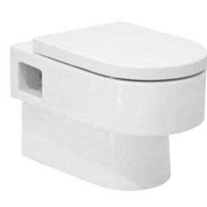 AQUASAN CIRCLE WATER CLOSET SET WITH SEAT COVER
