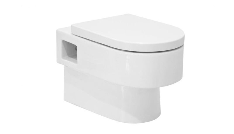 AQUASAN CIRCLE WATER CLOSET SET WITH SEAT COVER AQUASAN CIRCLE WATER CLOSET SET WITH SEAT COVER - Image 1