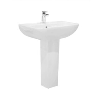 AQUASAN CLOUD WASH BASIN FULL PEDASTAL
