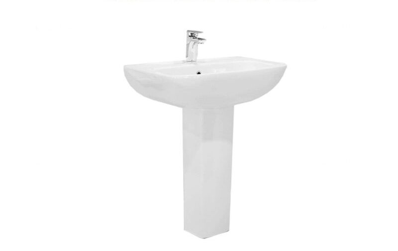 AQUASAN CLOUD WASH BASIN FULL PEDASTAL AQUASAN CLOUD WASH BASIN FULL PEDASTAL - Image 1