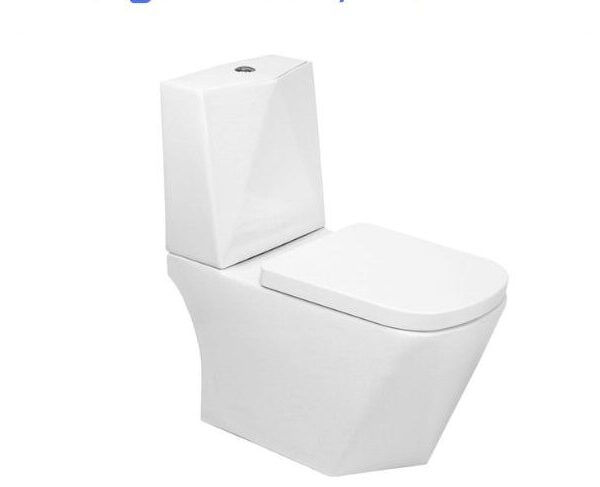 AQUASAN CRYSTAL WATER CLOSET SET WITH SEAT COVER & MECHANISM