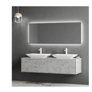 AQUASAN ORKA MONO MIRROR CABINET WASH BASIN 160 CM