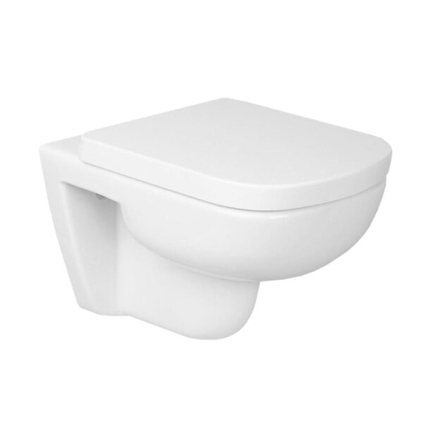 AQUASAN THEA WALL HANG WATER CLOSET SET WITH SEAT COVER