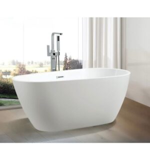 Acrylic White Bathtub Style -1 (60*75*150)
