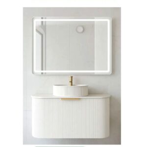 Cabinet Sink White with Mirror