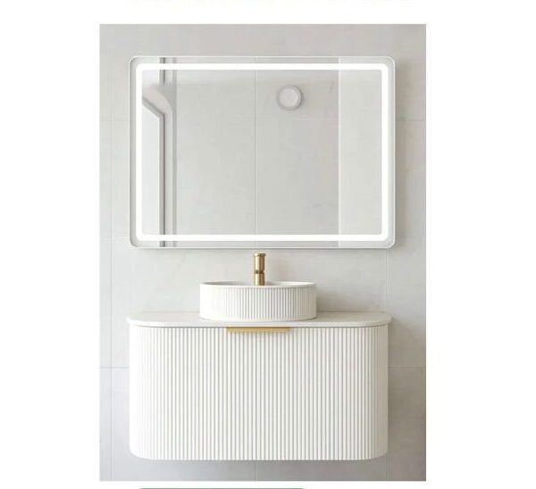 Cabinet Sink White with Mirror