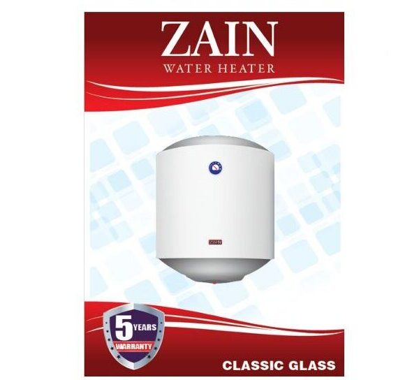 Horizontal Glass Lined Water Heater 80L