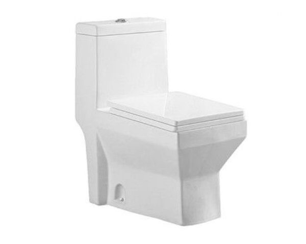 One Piece Toilet Model 6184 White UF