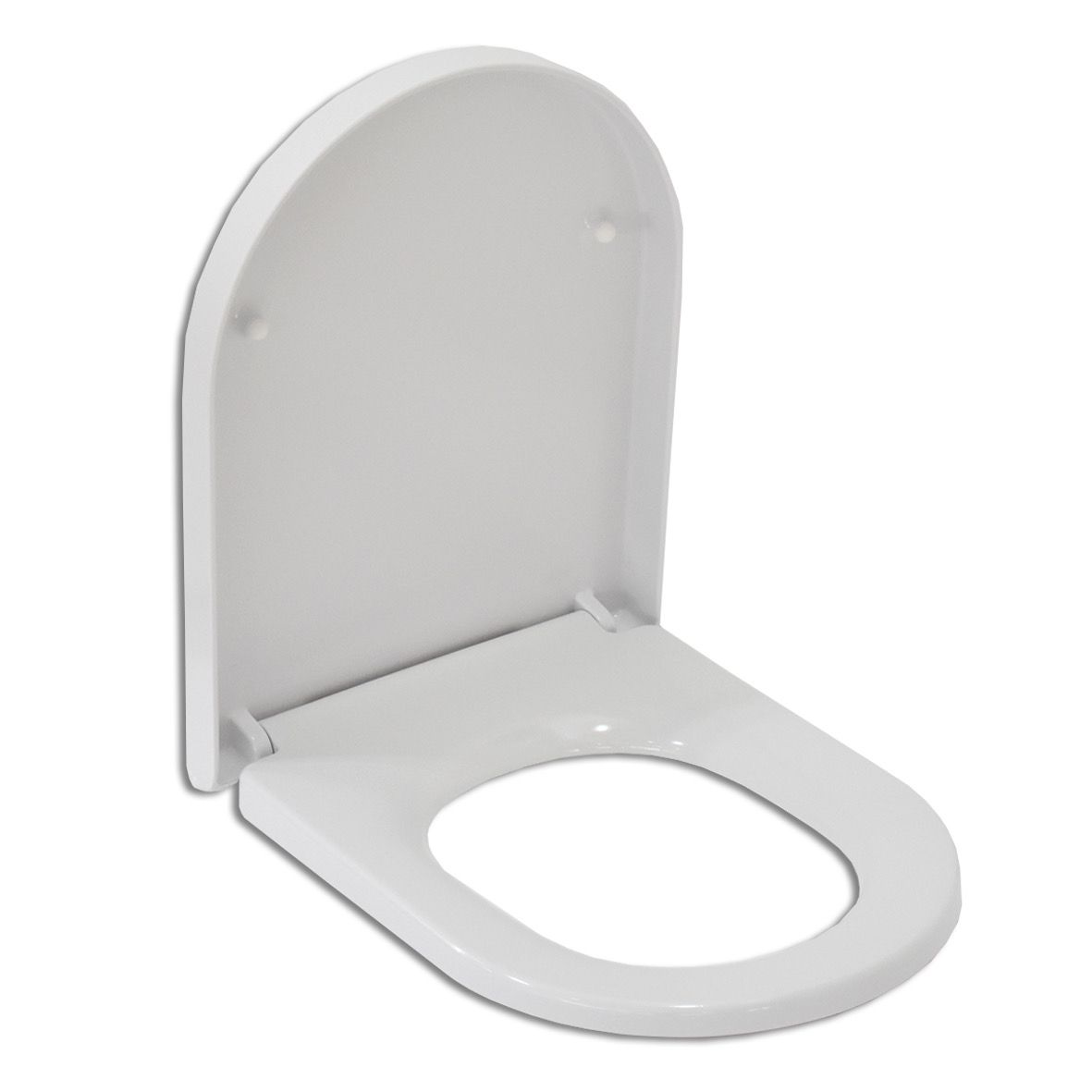 SEMI SLIM SOFT CLOSE SEAT COVER (THEA-WAHA-CIRCLE)-WHITE SEMI SLIM SOFT CLOSE SEAT COVER (THEA-WAHA-CIRCLE)-WHITE - Image 1