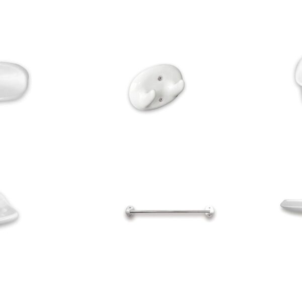 Aquasan ceramic accessories set 6 pieces