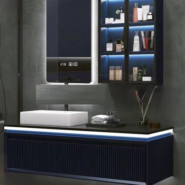 Deluxe LED Vanity Cabinet 100cm with Storage & Lighting