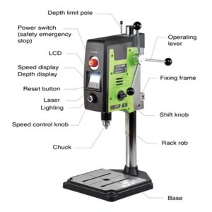 6-Speed Benchtop Drill Press
