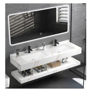 Luxury Granite Washbasin 2pc set 140*50 cm