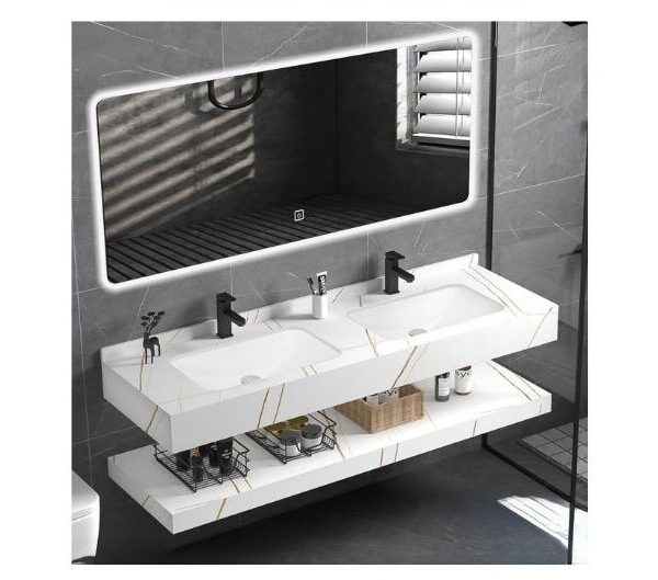 Luxury Granite Washbasin 2pc set 140*50 cm