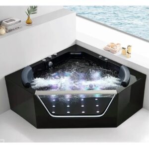 Luxurious Jacuzzi, Hydromassage system - Black
