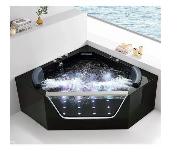 Luxurious Jacuzzi, Hydromassage system - Black
