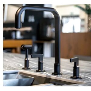 Faucet Set Black with Sink