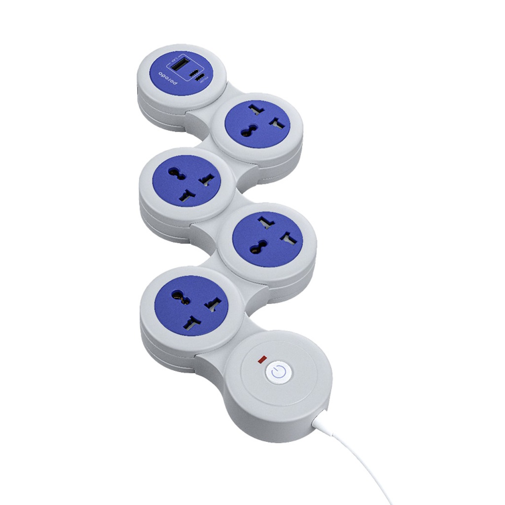 1 Porodo Multi-Socket Strip Universal AC & USB-C Power Delivery 1.8m - Image 1