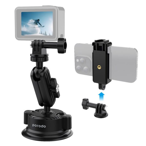 Porodo Phone & Camera Mount Indoor & Outdoor USE