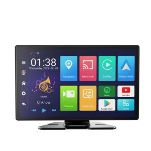 Porodo 9" Android Carplay Tablet & DVR Unlimited Multimedia & Video Recording