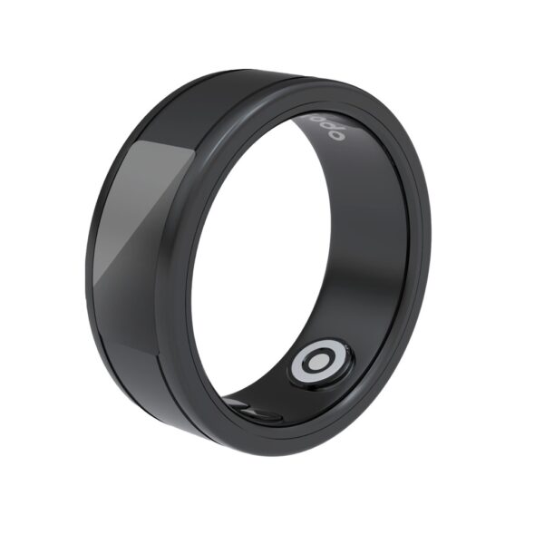 Porodo Phone Touch Control Smart Ring-Health Tracker M 19.1mm Black & Silver