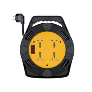 Porodo Reel Extension 4 Universal AC Sockets Portable Easy To Carry 10m